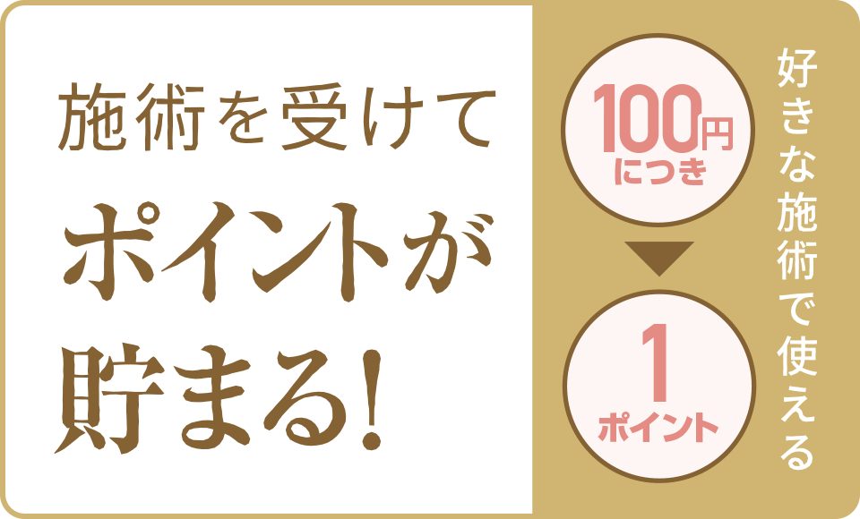 ポイントが貯まる
